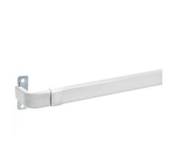 Bali Blinds Double Curtain Rod, 28-48", White